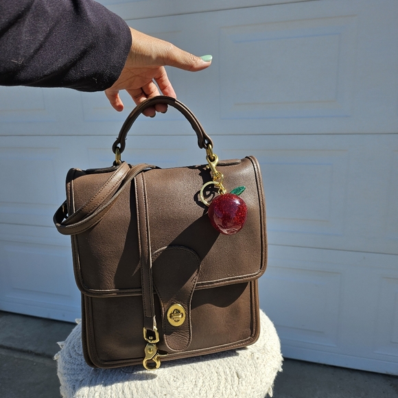 Vintage Coach Station Bag Cross Body Top Handle Purse  5130 - Picture 7 of 10